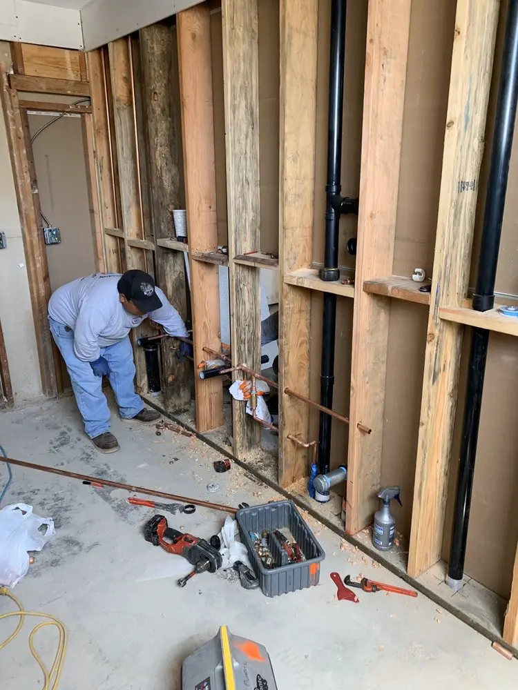 Commercial rough-in plumbing for Water Heater Replacement in Dearborn